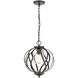 Daisy 1 Light 12 inch Midnight Bronze Pendant Ceiling Light