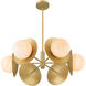 Olenne 6 Light 28 inch Legacy Brass Pendant Ceiling Light