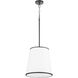 Marlon 3 Light 13.75 inch Matte Black Pendant Ceiling Light