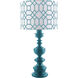Wilson 29 inch 100 watt Cobalt Table Lamp Portable Light