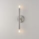 Rome 2 Light 5 inch Satin Nickel ADA Wall Sconce Wall Light