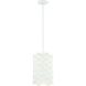 Coastal Current LED 9 inch Sand White Mini Pendant Ceiling Light