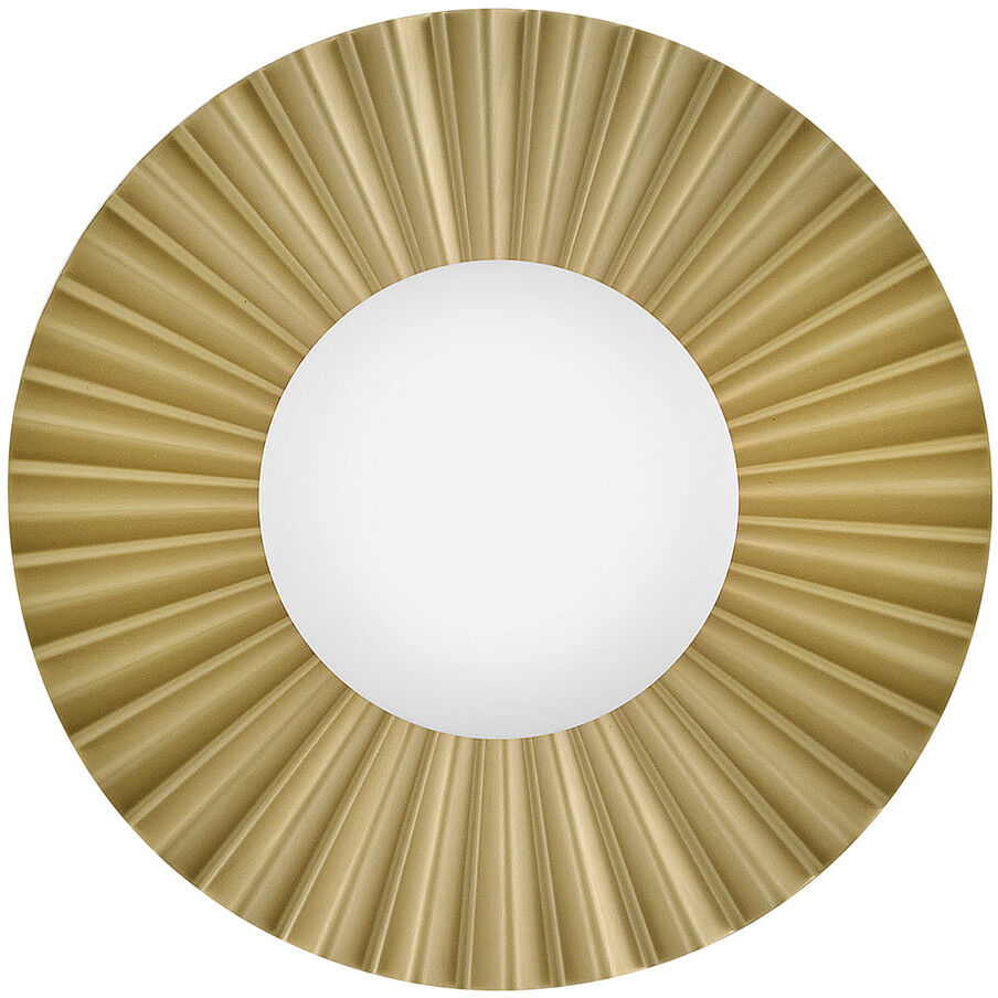 Stevie 1 Light 9.75 inch Lacquered Brass Flush Mount Ceiling Light, Small