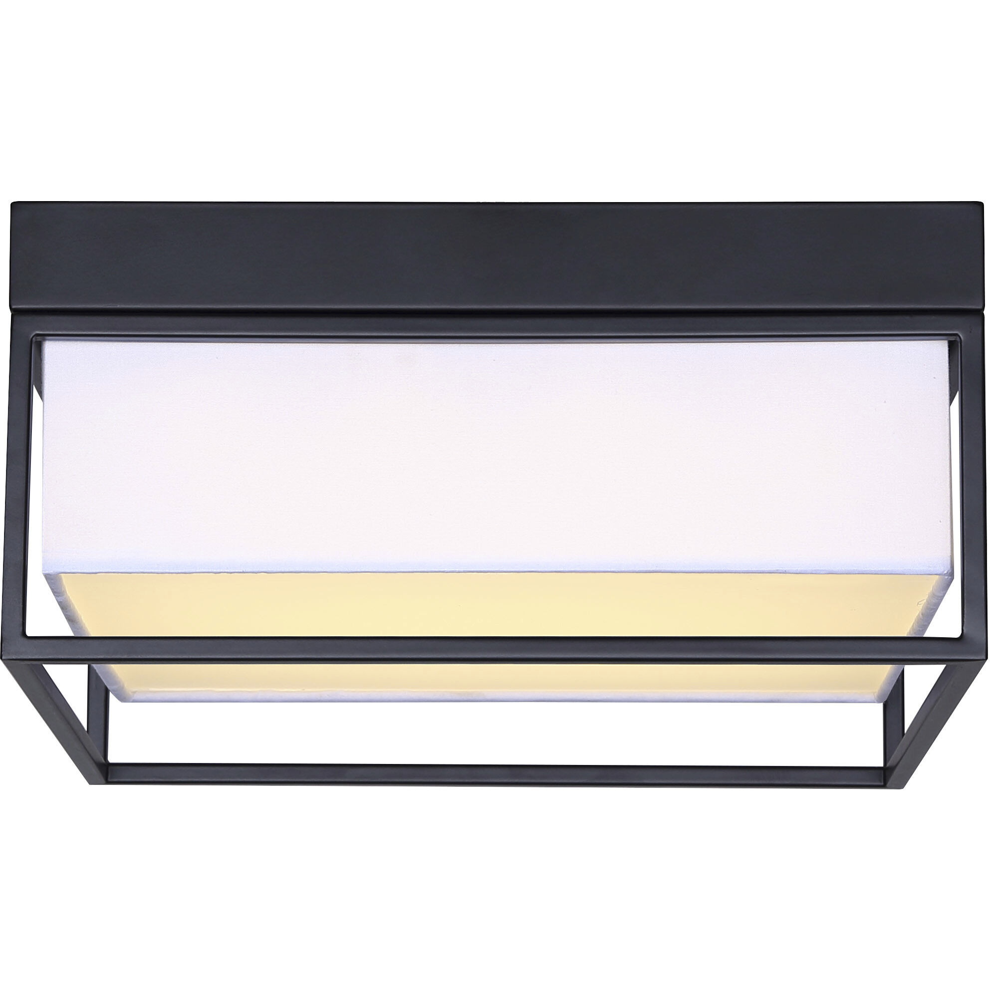 Bretton LED 12 inch Black Flush Mount Ceiling Light