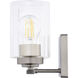 Park Ridge 3 Light 22 inch Satin Nickel Bathroom Light Wall Light