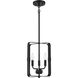 Stowe 3 Light 12 inch Flat Black Foyer Light Ceiling Light