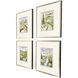 Garden Retreat II Green and Brown and Pink and White Framed Art, The Studio