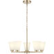 Strayhan 5 Light 24 inch Modern Gold Chandelier Ceiling Light