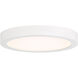 Stella LED 7 inch White Flush Mount Ceiling Light, Essentials