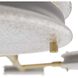 Meridian 4 Light 22.5 inch Clear Seedy Sconce Wall Light