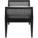 Teagan Caviar Black Bench