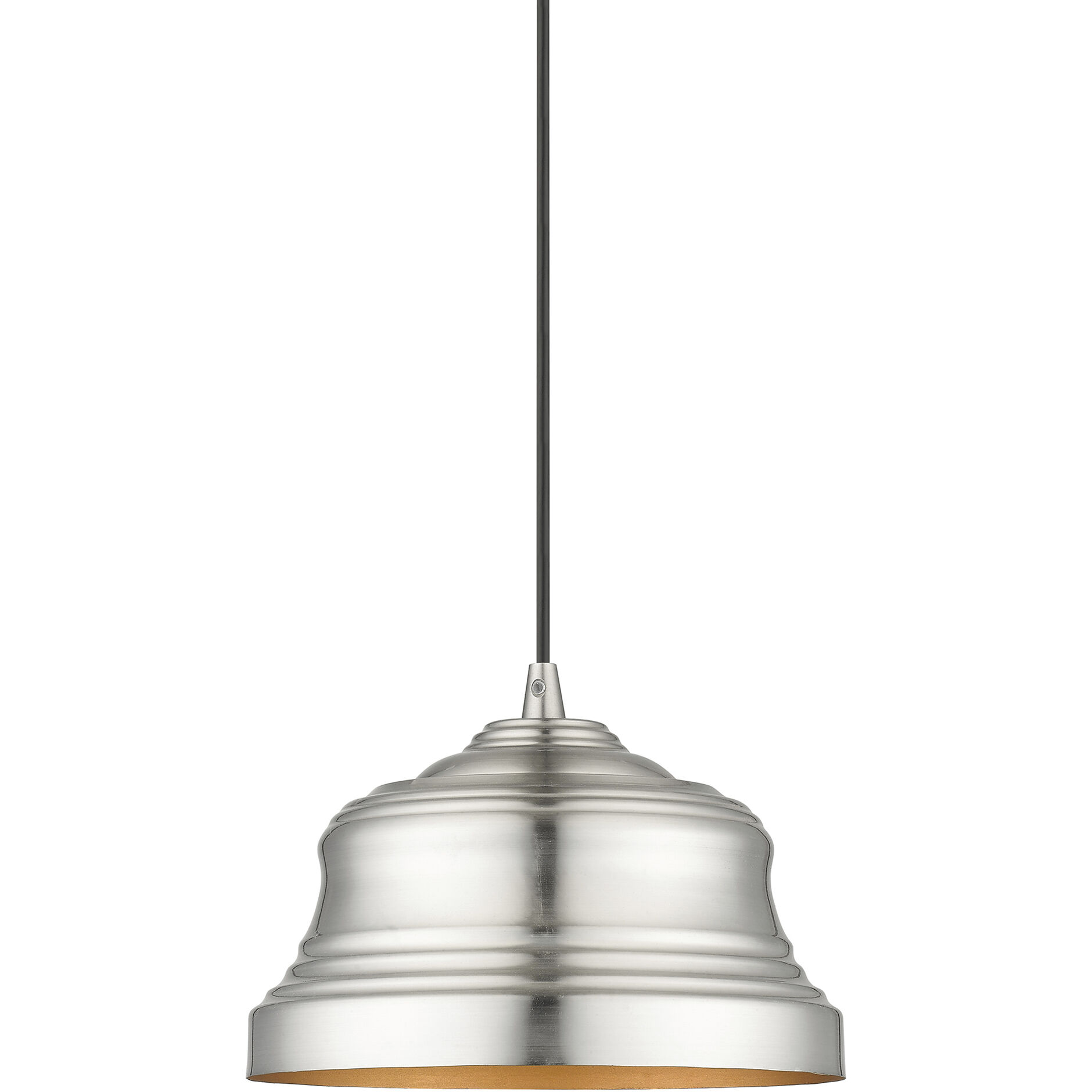 Endicott 1 Light 10 inch Brushed Nickel Pendant Ceiling Light