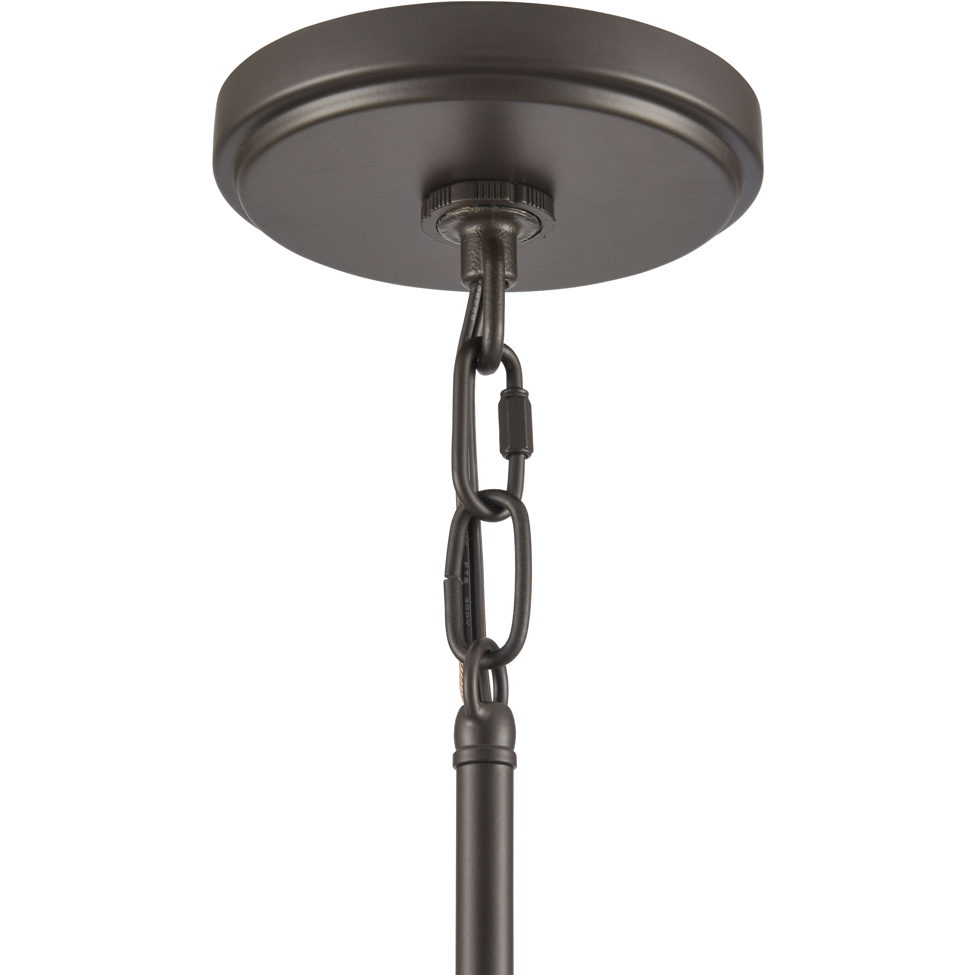 Marion 1 Light 9 inch Oil Rubbed Bronze with Natural Pendant Ceiling Light