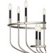 Capitol Hill 12 Light 34.75 inch Brushed Nickel Chandelier 1 Tier Large Ceiling Light, Large