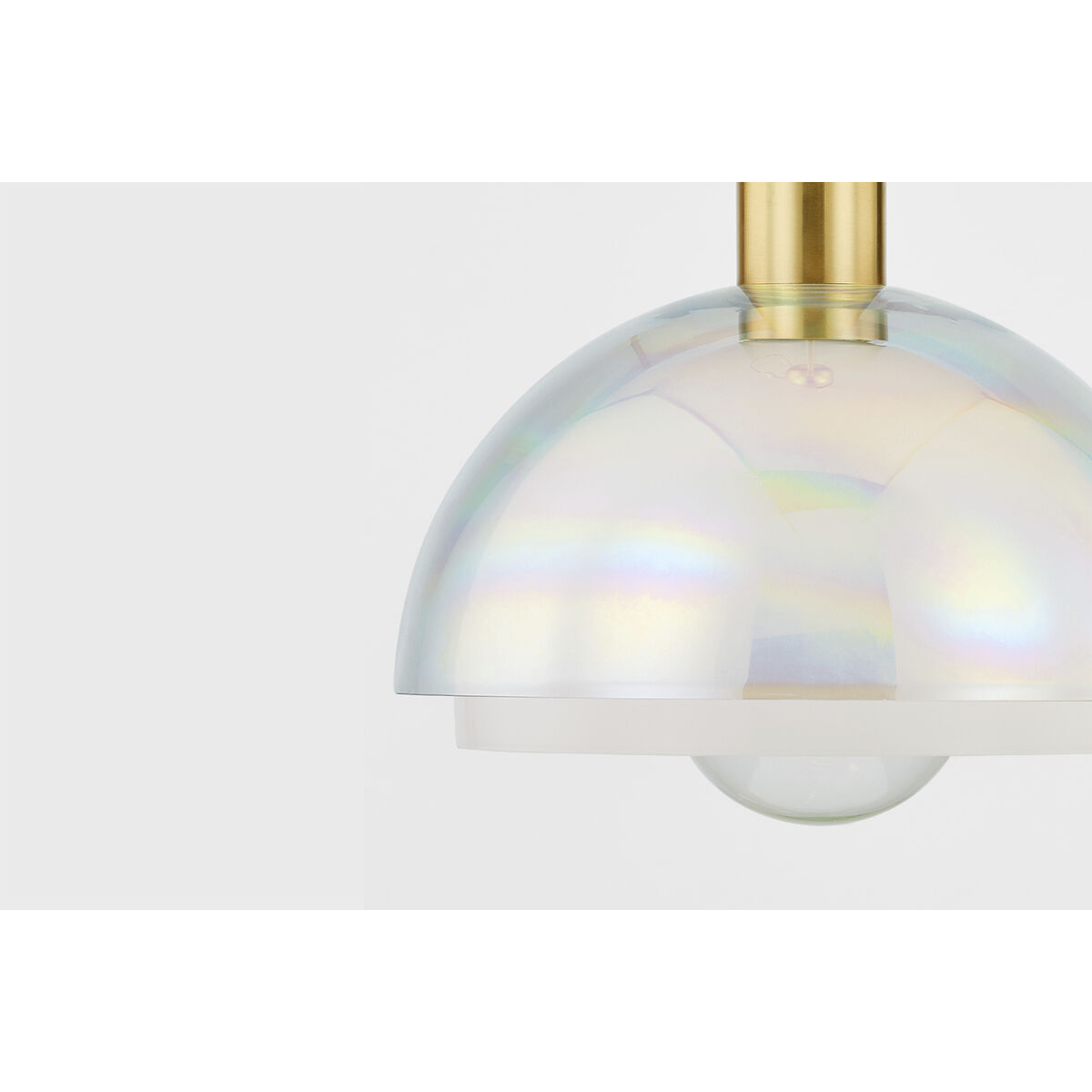 Modena 1 Light 13 inch Aged Brass Pendant Ceiling Light