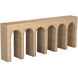 Enzo 83 X 12 inch White Oak Console, Extra Large