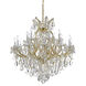 Maria Theresa 19 Light 38 inch Gold Chandelier Ceiling Light in Clear Hand Cut