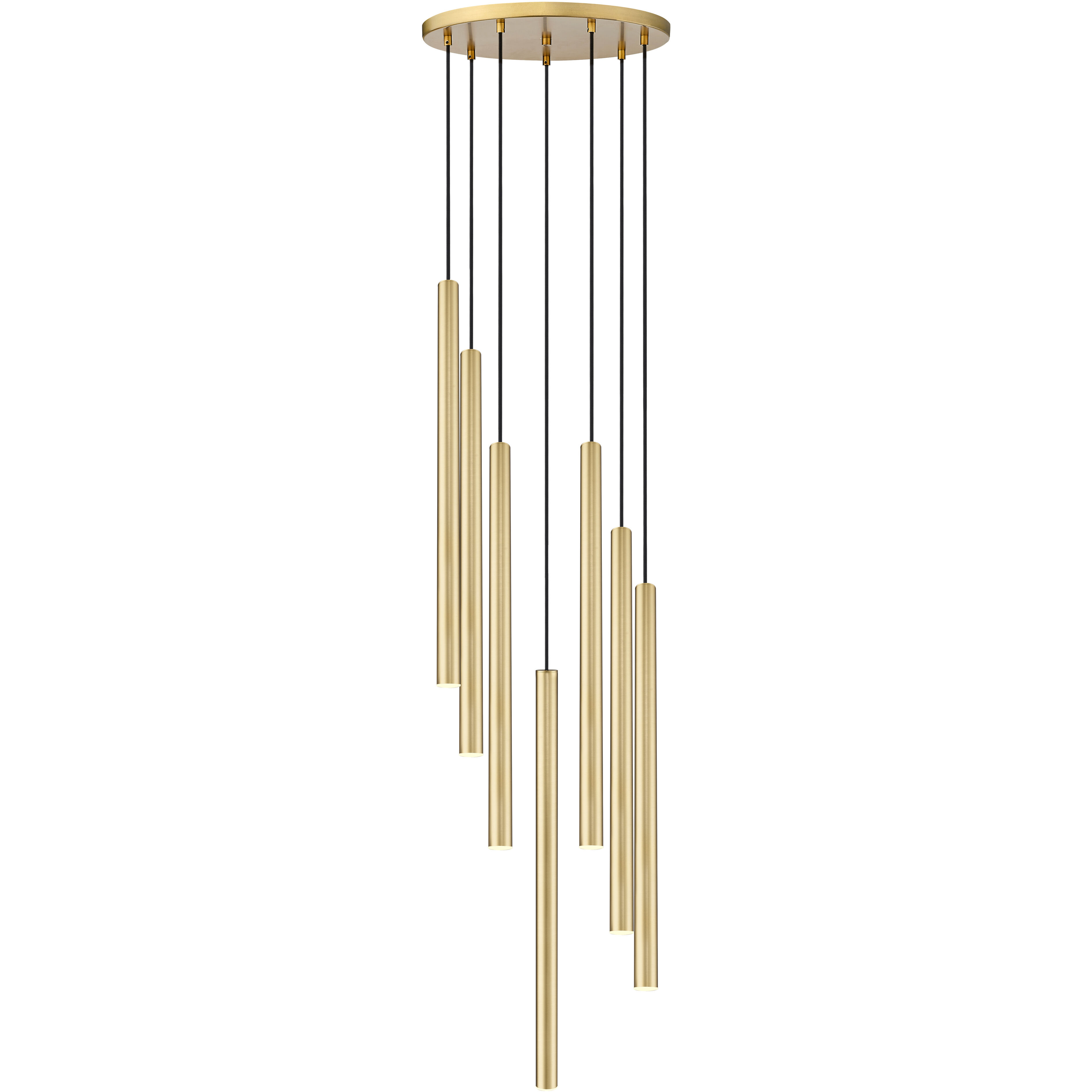 Forest LED 18 inch Modern Gold Chandelier Ceiling Light