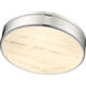 Anders LED 22 inch Polished Nickel Flush Mount Ceiling Light