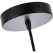 Kason 1 Light 8 inch Black Pendant Ceiling Light