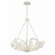 Marselle 6 Light 24 inch Matte White Chandelier Ceiling Light