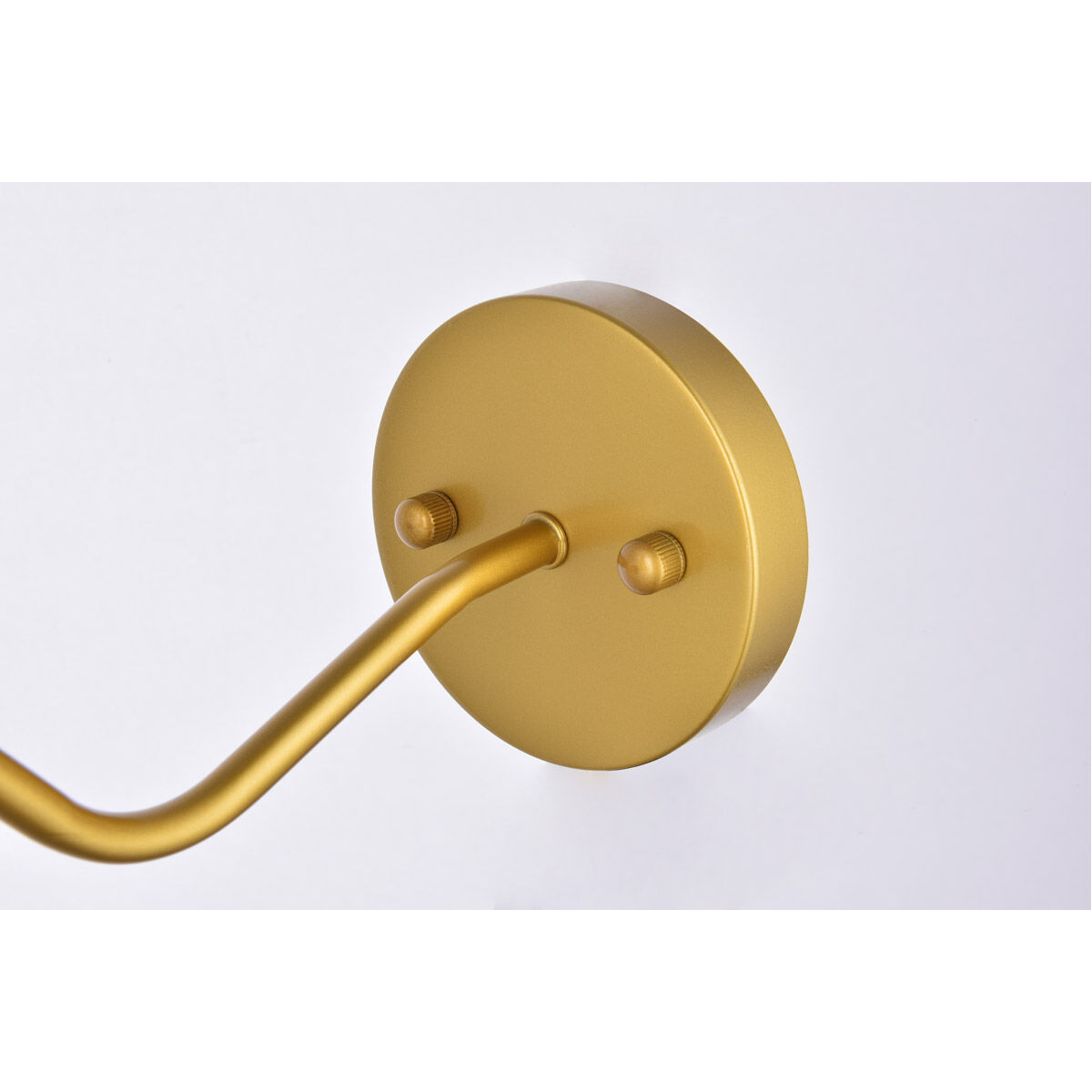 Halycon 1 Light 16.6 inch Brass and Black Bath Sconce Wall Light