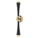 Tupelo LED 4.75 inch Aged Brass / Black ADA Wall Sconce Wall Light
