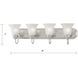 Whitmore 4 Light 30 inch Satin Pewter Vanity Light Wall Light