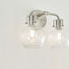 Sean Lavin Clara 2 Light 14.75 inch Satin Nickel Vanity Light Wall Light