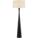 Montenegro 73 inch 150 watt Matte Black Floor Lamp Portable Light