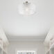 Bella Vista 1 Light 15 inch Brushed Nickel Semi-Flush Mount Ceiling Light