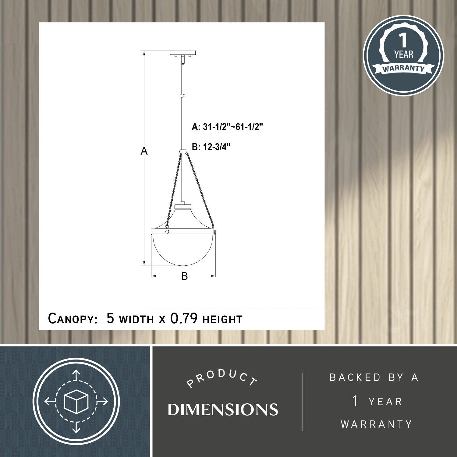 Lincoln 1 Light 12.75 inch Matte Black Pendant Ceiling Light