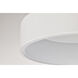 Orbit LED 17.75 inch White Flush Mount Ceiling Light