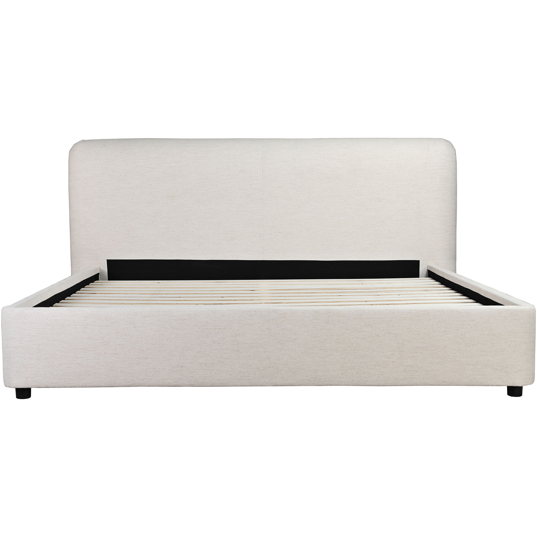 Samara Linen Bed in Beige, King