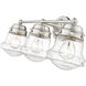 Vaughn 3 Light 22.5 inch Brushed Nickel Vanity Wall Light