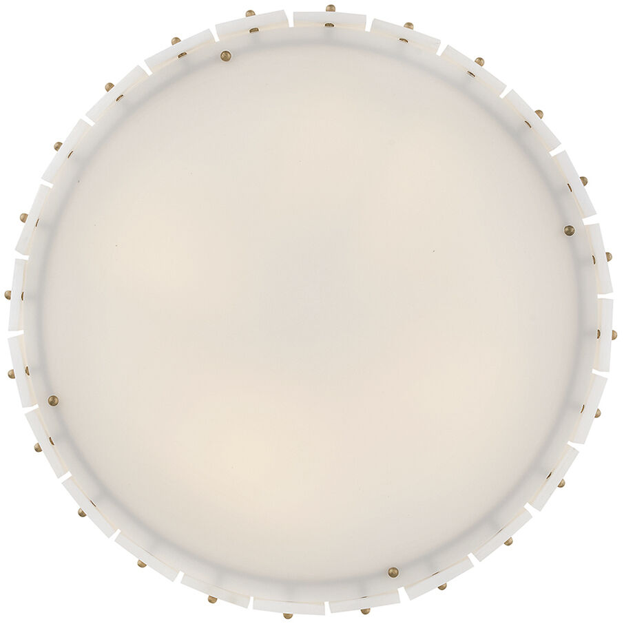 Simone 4 Light 20.75 inch Burnished Gold Semi-flush Mount Ceiling Light