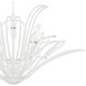 Tallulah 9 Light 32 inch Sand White Chandelier Ceiling Light