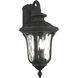 Oxford 3 Light 23 inch Textured Black Outdoor Wall Lantern