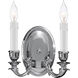 Metropolitan Family Collection Wall Sconce Wall Light in Polished Chrome