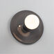 Ambiance Collection 1 Light Gloss Grey Wall Sconce Wall Light