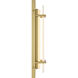 Tarnos LED 6.5 inch Soft Brass Wall Sconce Wall Light