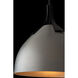 Summit 1 Light 12.8 inch Natural Iron/Soft Gold Pendant Ceiling Light - Open Box
