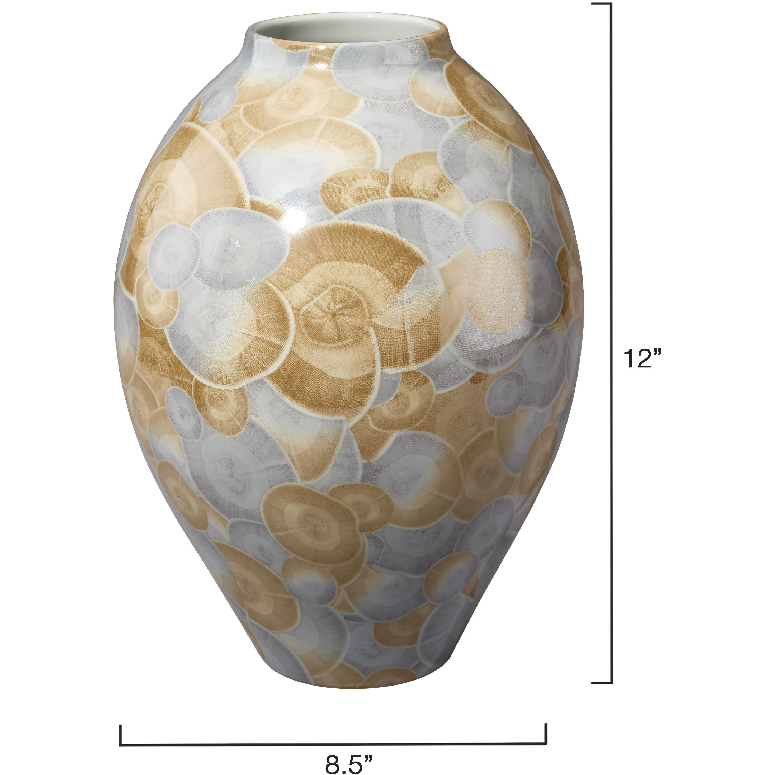 Tranquil 12 X 8.5 inch Vase