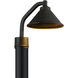 Kirkham LED 11 inch Aspen Bronze Outdoor Post Mount Lantern, Great Outdoors