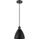 Ballston Dome LED 7.5 inch Matte Black Mini Pendant Ceiling Light
