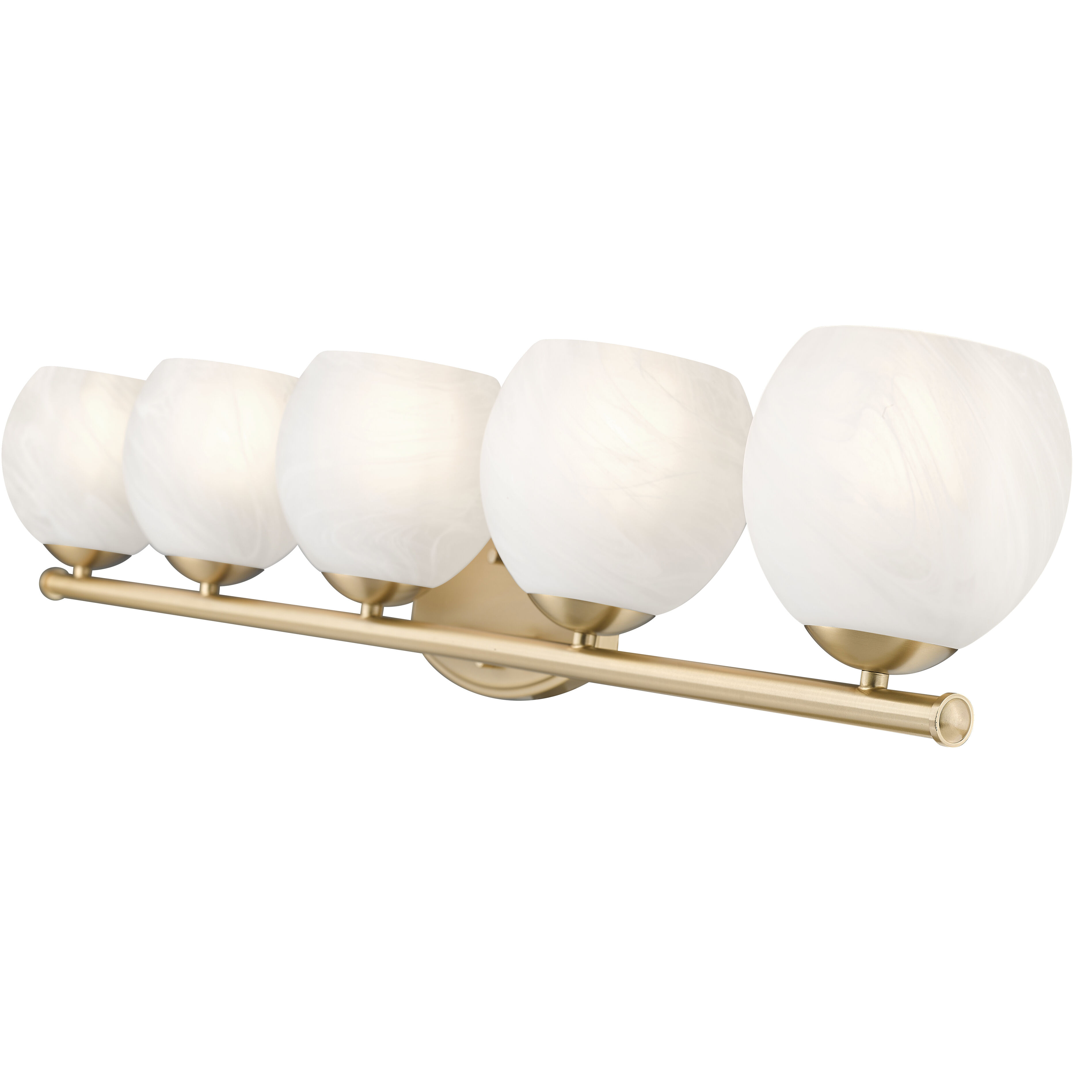 Colette Vanity Wall Light in Modern Gold