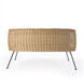 Coralitta Rattan Coffee Table in Light Brown