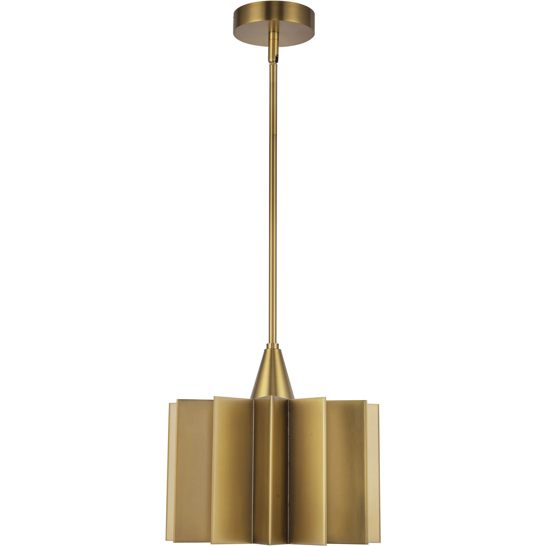 Alora Mood Plisse 1 Light 11.63 inch Pendant