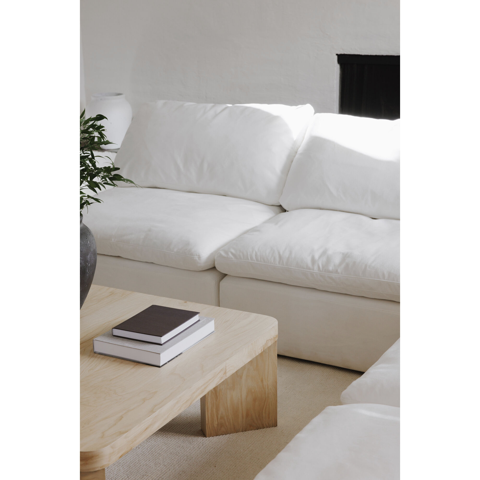 Clay Dream White Modular Sectional