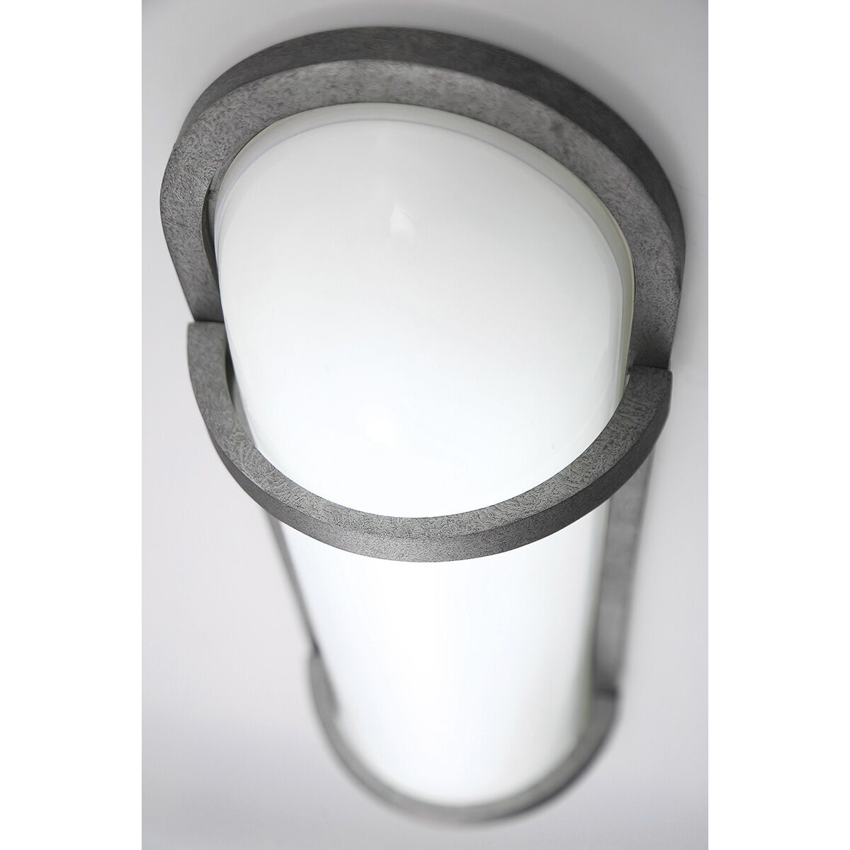 Osler LED 12 inch Textured Silver Outdoor Wall Mount, Small 